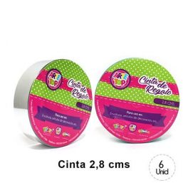 CINTA REGALO 2,8 CM SILVER