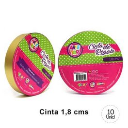 CINTA REGALO 1,8 CM CROME GOLDEN