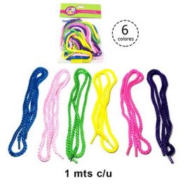 SET 6 PARES CORDONES