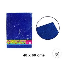 EVA GLITTER 40X60CM AZUL