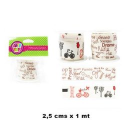 CINTA TELA DISENOS 2 1MT
