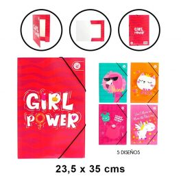 CARPETA CON ELASTICO MUJER NINA TRZ-1