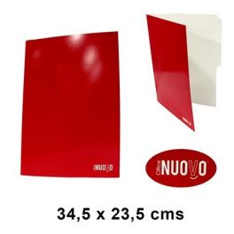 CARPETA PIGMENTADA ROJO OFICIO