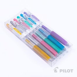 SET LAPIZ GEL POPLOL 0.7 METALICOS 6U PILOT