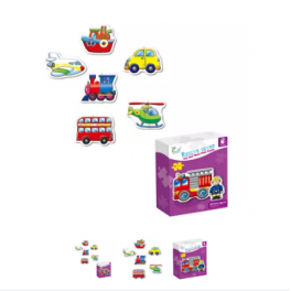 PUZZLE SET 6 MEDIO DE TRANSPORTE KK1912022