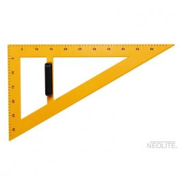 ESCUADRA PLASTICA GRANDE 60 GRADOS X60CM - NEOLITE