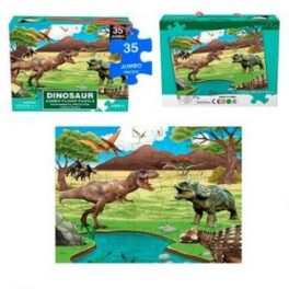 PUZZLE DE 35 PIEZAS DINOSAURIO KK2006311 (18-36)