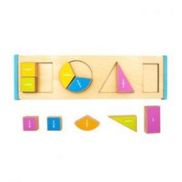 PUZZLE FRACCIONES FIGURA GEOMET. MADERA MA-016 (72