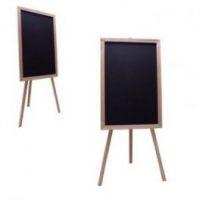 ATRIL PIZARRA NEGRO/TIZA 60X90 X150 CM ALTO