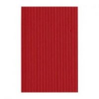 PLIEGO CARTON MICROC. METALICO 50X70 ROJO