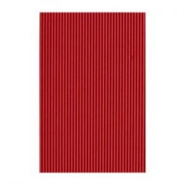 PLIEGO CARTON MICROC. METALICO 50X70 ROJO