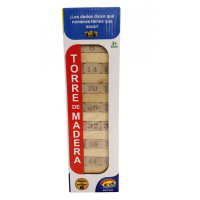 TORRE DE 54 PIEZAS NATURAL TOYNG