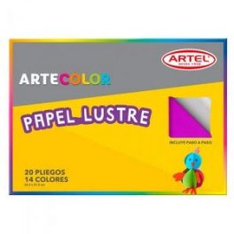 ARTECOLOR PAPEL LUSTRE ORIGAMI 20 PLIEGOS LUSTRE