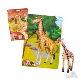 PUZZLE 34 PZS Y FIGURA JIRAFA (4904) WENNO