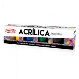 PINTURA ACRILICA DECORATIVA 6 COLORES 15ML