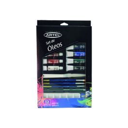 SET PINTURA OLEOX12 COL +3 PINCEL,GRAFIT