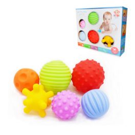 SET DE 6 PELOTAS SENSORIALES TACTILES BLANDAS