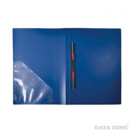 CARPETA OFICIO C/CLIP GUSANO Y BOLSILLO AZUL DATAZONE