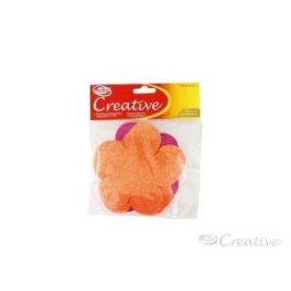 FLOR GOMA EVA GLITTER 6U (79) CREATIVE