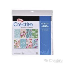 PAPEL IMPRESO 10 DISENOS 50U (005) CREATIVE