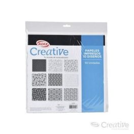 PAPEL IMPRESO 10 DISENOS 50U (006) CREATIVE