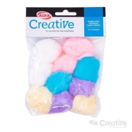 POMPON COLOR PASTEL GRANDE 10U (017) CREATIVE
