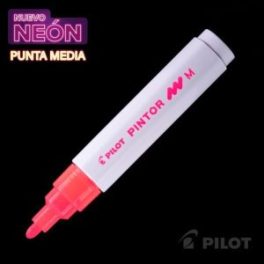 MARCADOR PINTOR MEDIO ROJO NEON PILOT