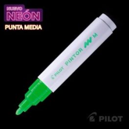 MARCADOR PINTOR MEDIO VERDE NEON PILOT