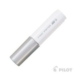 MARCADOR PINTOR BISELADO PLATEADO PILOT