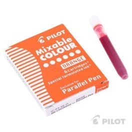 CARTUCHO LAPICERA PARALLEL 6U NARANJO PILOT