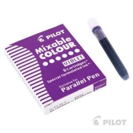 CARTUCHO LAPICERA PARALLEL 6U VIOLETA PILOT