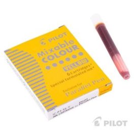 CARTUCHO LAPICERA PARALLEL 6U AMARILLO PILOT