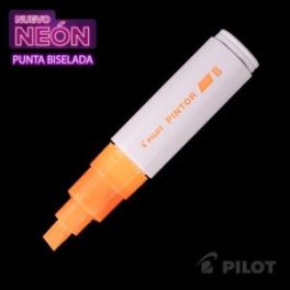 MARCADOR PINTOR BISELADO NARANJO NEON PILOT