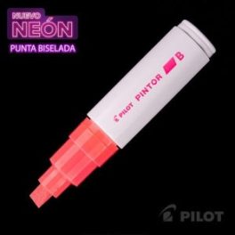 MARCADOR PINTOR BISELADO ROSADO NEON PILOT