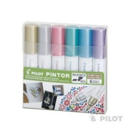 SET PINTOR MEDIO 6U GD+S+PM+GM+LM+VM PILOT