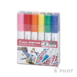 SET PINTOR EXTRA FINO 12U SURTIDO PILOT
