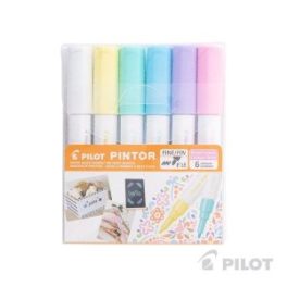 SET PINTOR FINO 6U PP+VP+LP+GP+YP+W PILOT