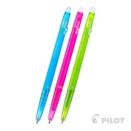 LAPIZ GEL FRIXION SLIM 0.38 3U (10) LB+LG+RS PILOT