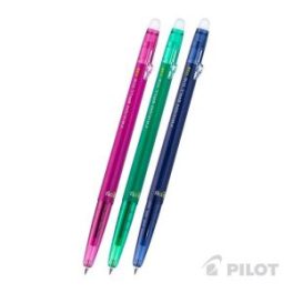 LAPIZ GEL FRIXION SLIM 0.38 3U (15) WR+G+BB PILOT