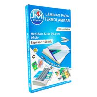 LAMINA TERMICA OFICIO 100 UNID. 125 MIC.(225X362)