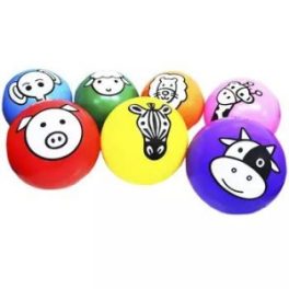 PELOTAS DE LOS ANIMALES SET 7 UN. 21CM. 1318 (20)