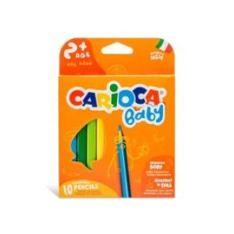 LAPICES BABY TRIANGULAR 10 COLORES CARIOCA - 42819