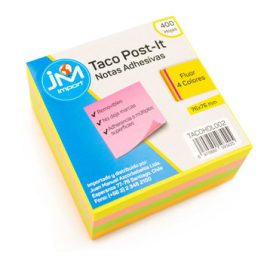 TACO POST IT 76X76X45MM NEON -25010414