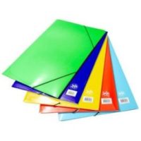 CARPETA CON ELASTICO OFICIO CARTON COLORES