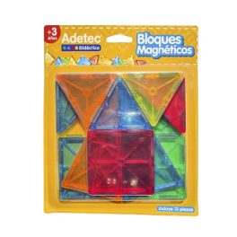 BLOQUES MAGNETICOS ADETEC - COLORES Y FORMAS SURTIDAS 13 UNI