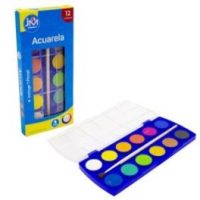 ACUARELA 12 COLORES EN CAJA (12-144)