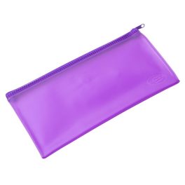 ESTUCHE ESCOLAR PVC VIOLETA ADIX