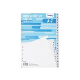 INDICE ALFABETICO,PLASTICO/COLOR,AZ OFICIO // 9119