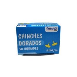 CHINCHES DORADOS,T.TACHUELA,50 UNID. // DOR/50