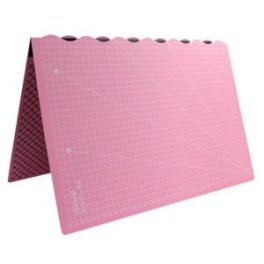 BASE DE CORTE 60x45cm 2mm A2 PLEGABLE ROSADO HAND // 26022-RS